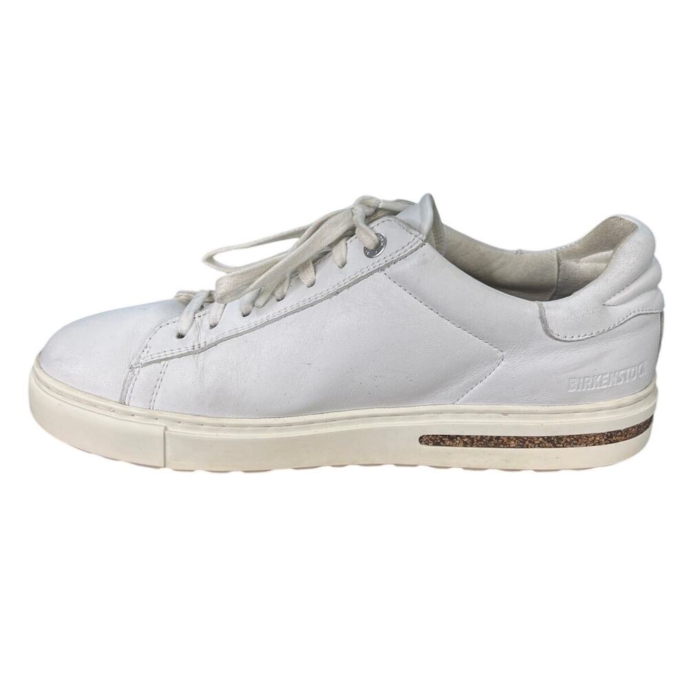 Birkenstock Unisex Bend Low White Leather Lace Uo Sneaker Size M 6 W 8 - Picture 2 of 11